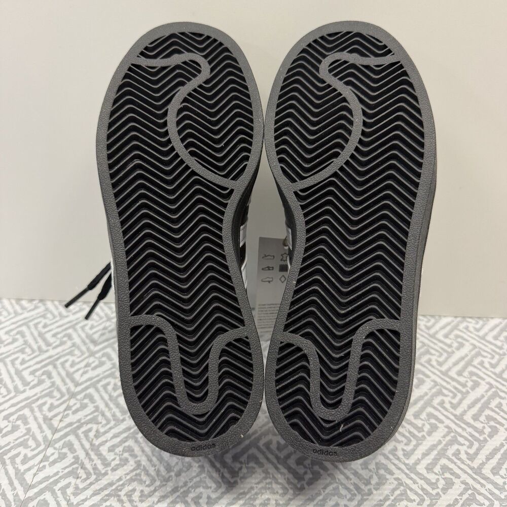 adidas Superstar II J Core Black Cloud White Kids Shoes Size 3.5Y JH9977 NIB - Picture 8 of 12